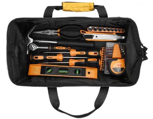 Набор инструментов DEKO DKMT116 универсальный для дома в сумке (116 предметов) 065-0733 - изображение 2