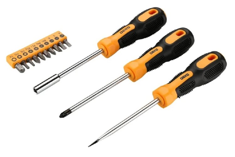 Набор инструментов DEKO DKMT116 универсальный для дома в сумке (116 предметов) 065-0733 - изображение 3