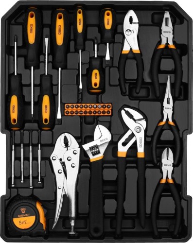 Набор инструментов DEKO DKMT187-1 для дома и авто в чемодане, 187 пр. 083-2008 - изображение 3