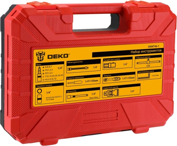 Набор инструментов DEKO DKMT46-1 для авто в кейсе 083-2006 - изображение 2