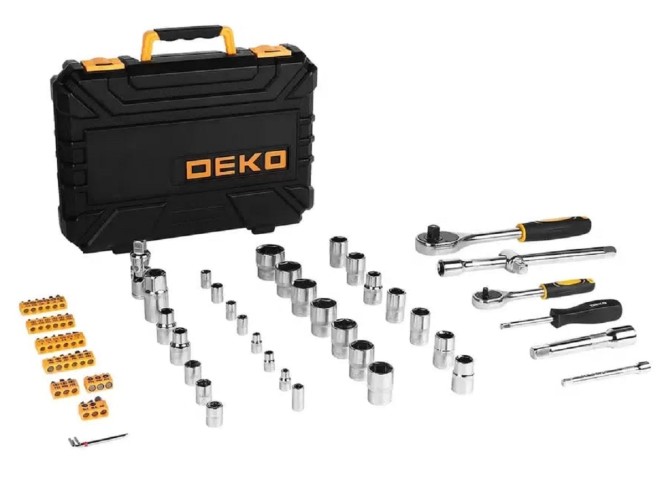 Набор инструментов DEKO DKMT72 для авто в чемодане (72 предмета) 065-0734 - изображение 4