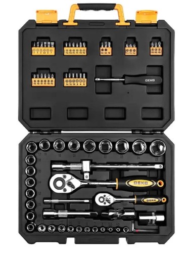 Набор инструментов DEKO DKMT72 для авто в чемодане (72 предмета) 065-0734 - изображение 3