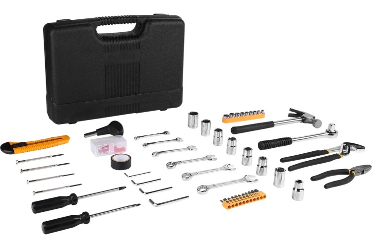 Набор инструментов DEKO TZ51 для дома и авто в чемодане 51 предм. 065-0730