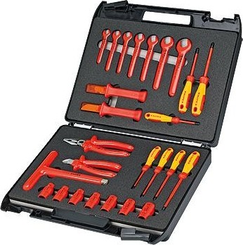 Набор инструментов для электромонтажа KNIPEX 989912 1000 V, 26 предметов KN-989912