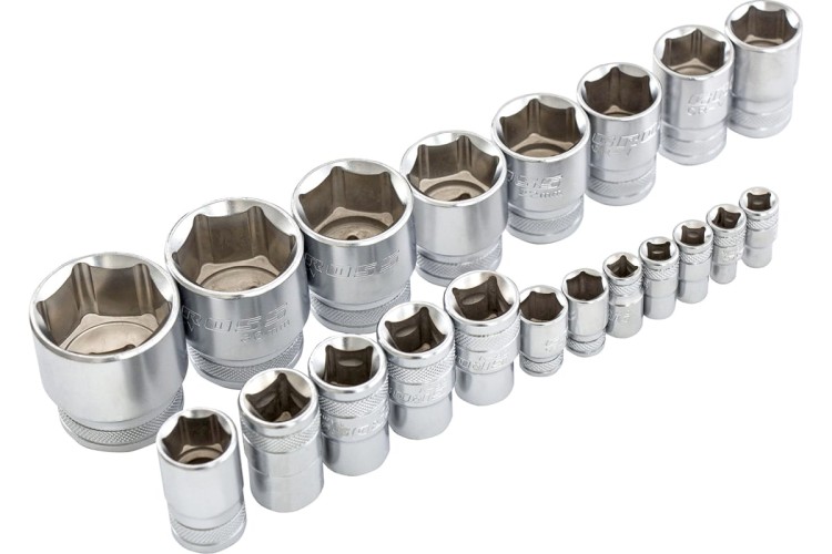 Набор инструментов GROSS 78 предметов 1/4", 1/2"  14148 14148 - изображение 3