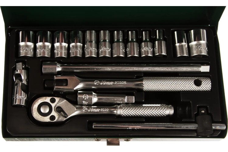 Набор инструментов HANS 2618M универсальный 1/4", 18 предметов