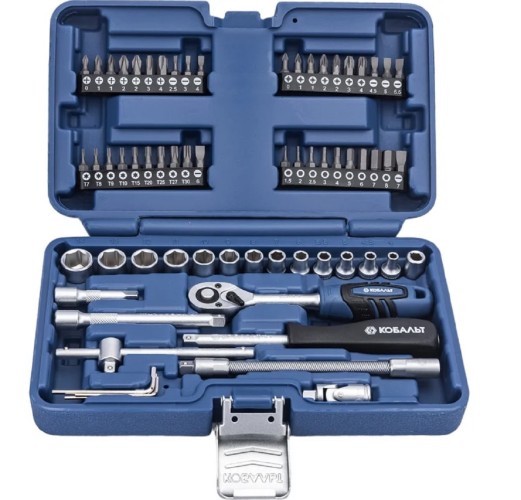 Набор инструментов Кобальт 64 предмета 010111-64 010111-64