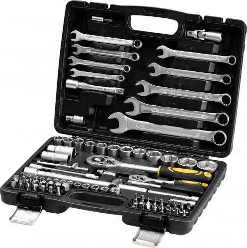 Набор инструментов Kolner KTS 82 предмета, пластиковый кейс кн82ктс