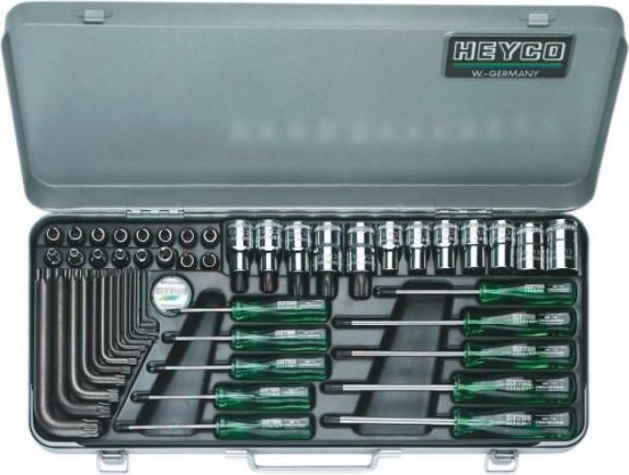 Набор инструментов комбинированный Heyco TORX 1/2" - 1/4", 49 предметов, 94-2250-E/T HE-00094255000