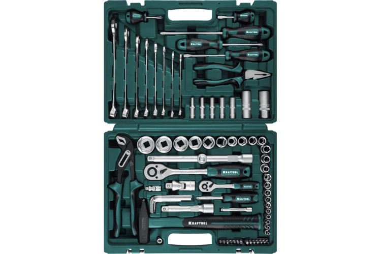 Набор инструментов KRAFTOOL EXTREM-76 универсальный, 76 пред. 27889-H76