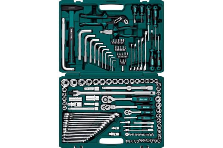 Набор инструментов KRAFTOOL EXTREM-142 универсальный, 142 пред. 27889-H142