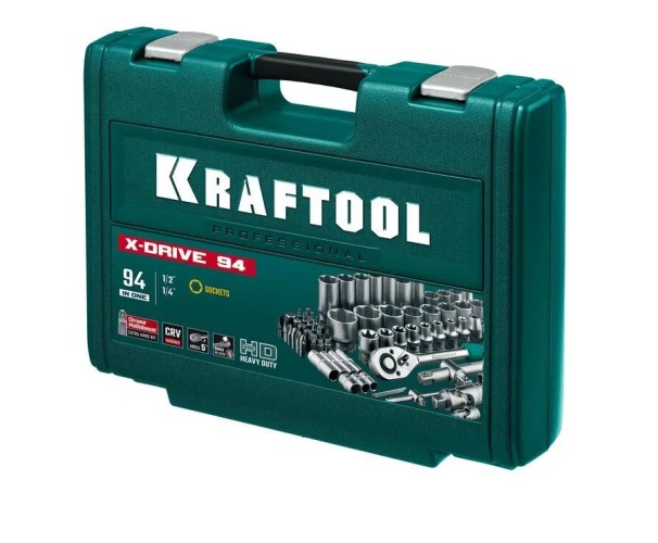 Набор инструментов KRAFTOOL X-Drive 94 универсальный, 94 предм. 27883-H95_z03 - изображение 4