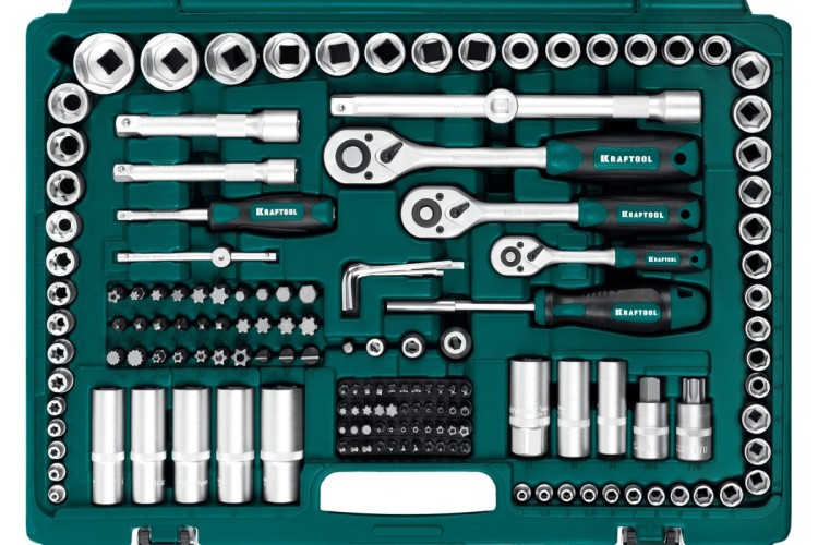 Набор инструментов KRAFTOOL X Drive универсальный 216 пр. 27888-H216 - изображение 3