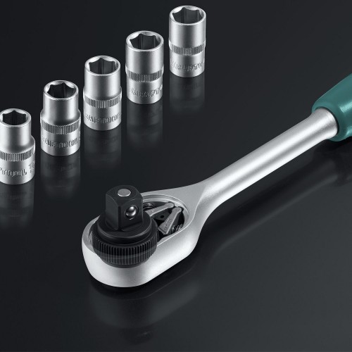 Набор инструментов KRAFTOOL X-Drive универсальный, 57 предм. (1/4") 27885-H57 - изображение 2