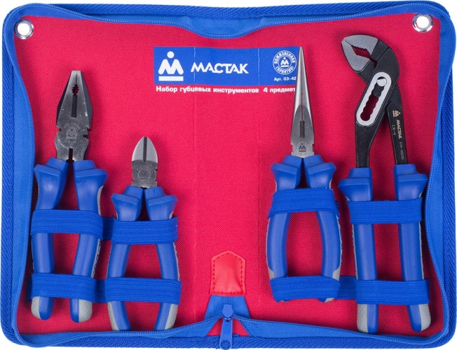 Набор инструментов МАСТАК 4 предмета 03-4Z 03-4Z