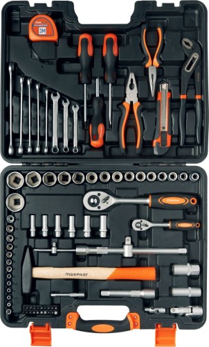 Набор инструментов MAXPILER MXT-83-SET (83 предмета, 1/2" и 1/4", crv) - изображение 2