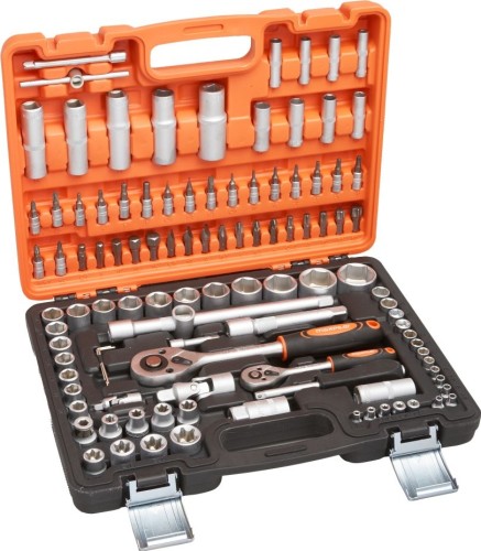 Набор инструментов MAXPILER MXT-108-SET (108 предметов, 1/2" и 1/4", crv) - изображение 2