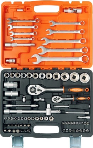 Набор инструментов MAXPILER MXT-82-SET (82 предмета, 1/2" и 1/4", crv) - изображение 3