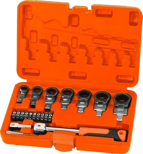 Набор инструментов MAXPILER MXTF-20-SET  (20 шт, 2 адаптера, кейс)