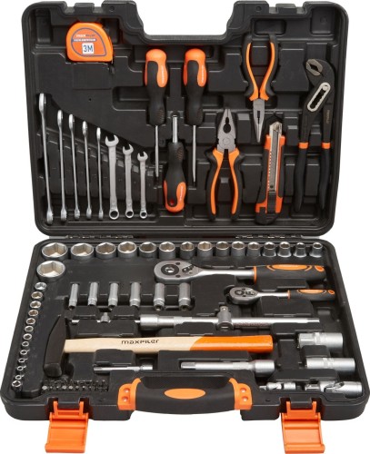 Набор инструментов MAXPILER MXT-83-SET (83 предмета, 1/2" и 1/4", crv)