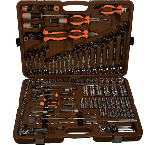 Набор инструментов OMBRA OMT141S 1/4", 3/8" и 1/2"DR, 141 предмет 055462