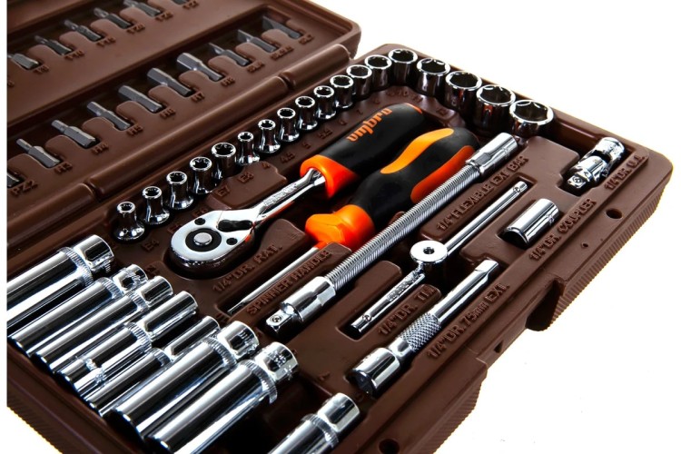Набор инструментов OMBRA OMT57S 1/4"DR, 57 предметов - изображение 2