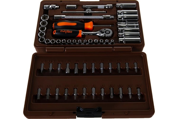 Набор инструментов OMBRA OMT57S 1/4"DR, 57 предметов - изображение 3