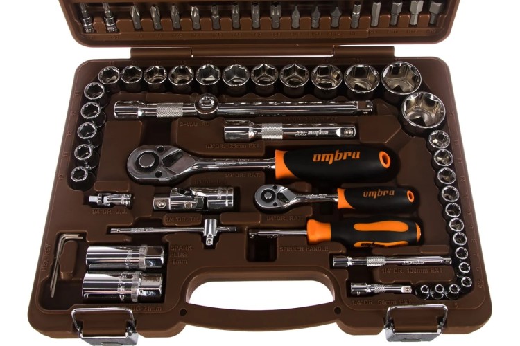 Набор инструментов OMBRA OMT94S 1/4", 1/2"DR, 94 предмета 055016