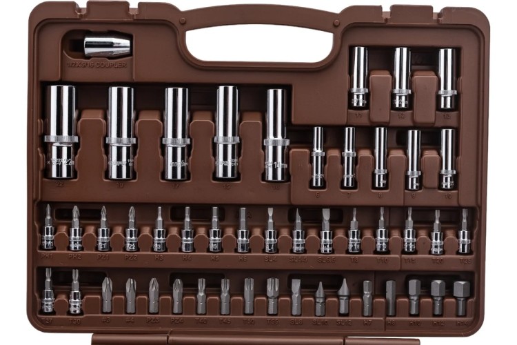 Набор инструментов OMBRA OMT94S12 1/4", 1/2"DR, с торцевыми 12-гранными головками, 055378 - изображение 2