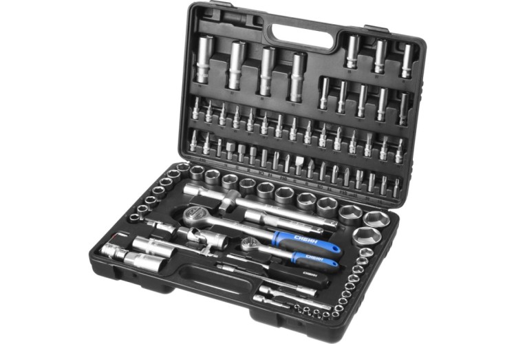 Набор инструментов Сибин 27765-H94 универсальный (1/2"+1/4"), 94 пр.