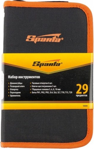 Набор инструментов Sparta 25 предметов слесарно монтажный,  13534 - изображение 2