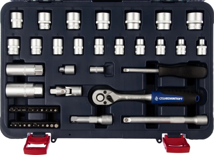 Набор инструментов СТАНКОИМПОРТ CS-3050PMQ на 3/8" 50 предметов
