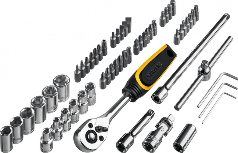 Набор инструментов STAYER AUTO 57 универсальный 57 предм. 27760-H57 - изображение 2