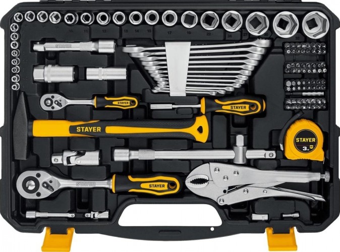 Набор инструментов STAYER UNIVERSAL 150 предметов, универсальный 27710-H150 - изображение 3