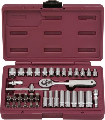 Набор инструментов THORVIK 1/4"DR, 38 предметов 052056 - изображение 2