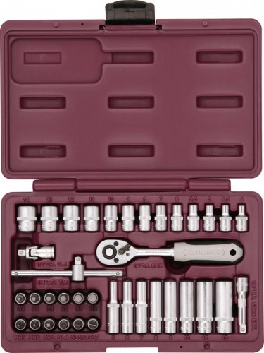 Набор инструментов THORVIK 1/4"DR, 38 предметов 052056