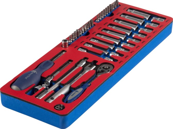 Набор инструментов в лотке МАСТАК 5-002045 45 предметов