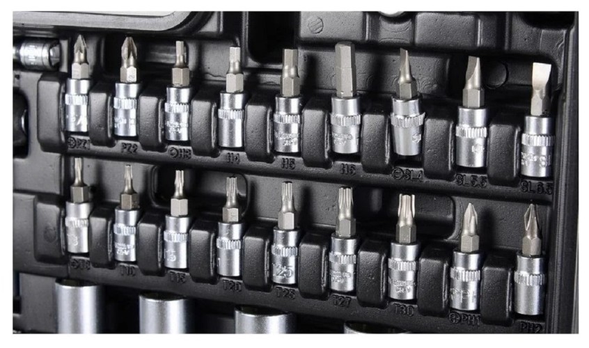 Набор инструментов ВИХРЬ  1/2", 1/4", crv, в кейсе 108 предм 73/6/7/8 - изображение 5