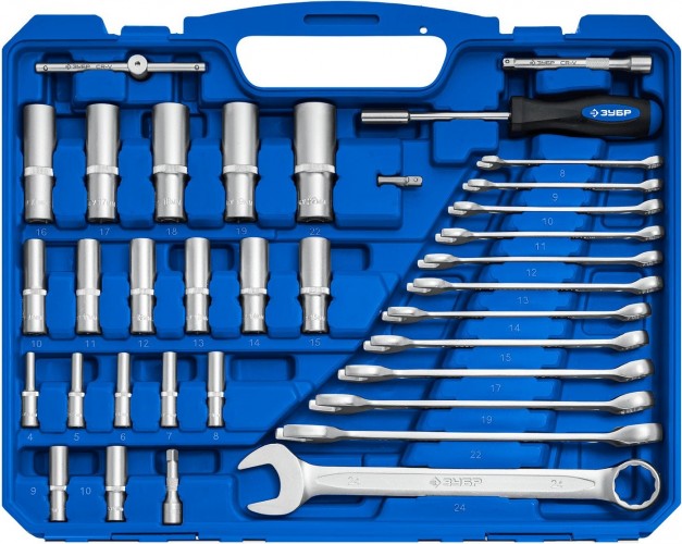 Набор инструментов ЗУБР А-216 предметов, универсальный 27674-H216 - изображение 2