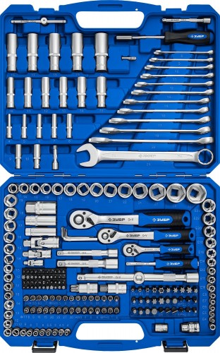Набор инструментов ЗУБР А-216 предметов, универсальный 27674-H216