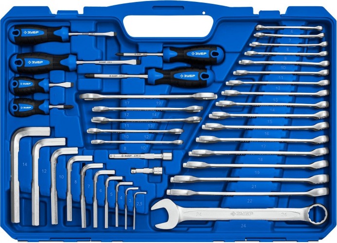 Набор инструментов ЗУБР Универсал-142 предмета 27670-H142 - изображение 2
