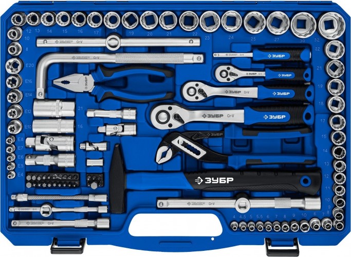 Набор инструментов ЗУБР Универсал-142 предмета 27670-H142 - изображение 3