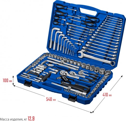 Набор инструментов ЗУБР Универсал-142 предмета 27670-H142 - изображение 5