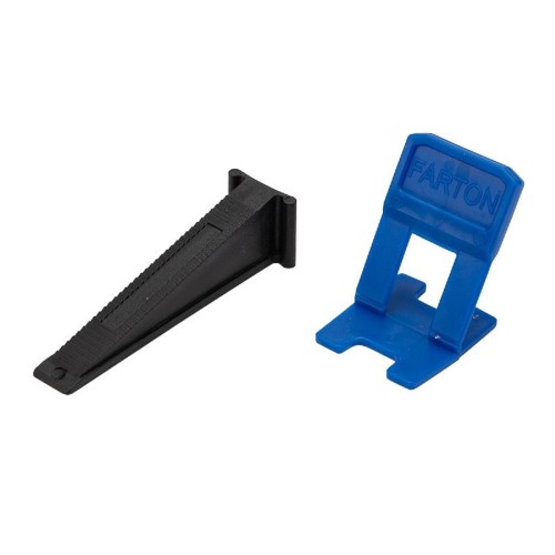 Набор клипс и клиньев REXANT 89-0954 система выравнивания плитки, 1,5 мм СВП 40шт