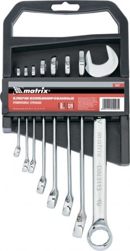 Набор ключей комбинированных MATRIX 15422 8 предметов