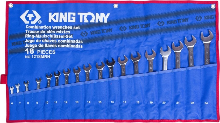 Набор ключей комбинированных KING TONY 1218MRN 18 предметов
