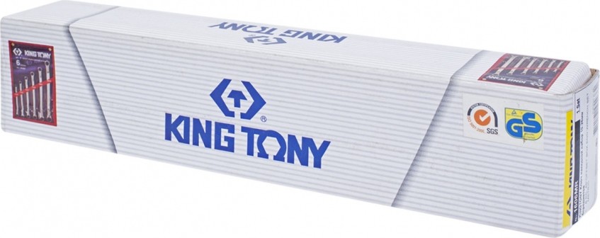 Набор ключей накидных KING TONY 6 предметов 1606MR 1606MR - изображение 2