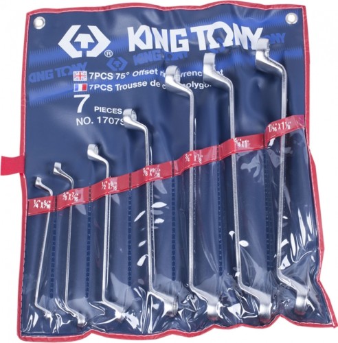 Набор ключей накидных KING TONY 7 предметов 1707SR 1707SR