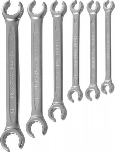 Набор ключей разрезных JONNESWAY W24106S 8-19 мм, 6 предметов 047328 - изображение 2