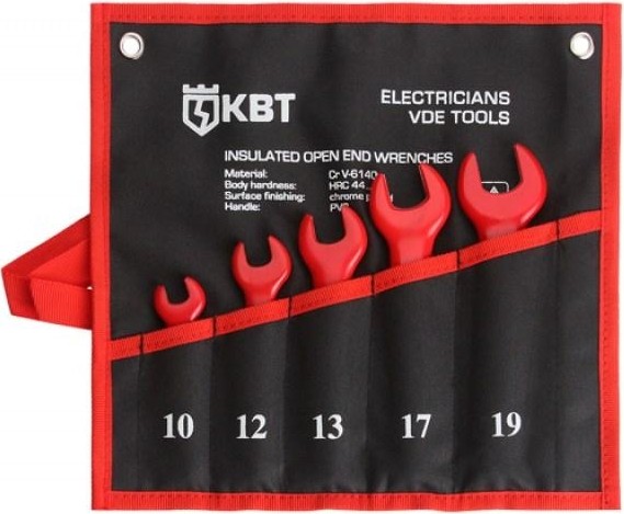 Набор ключей рожковых диэлектрических КВТ НИИ-20 1000 V 74706